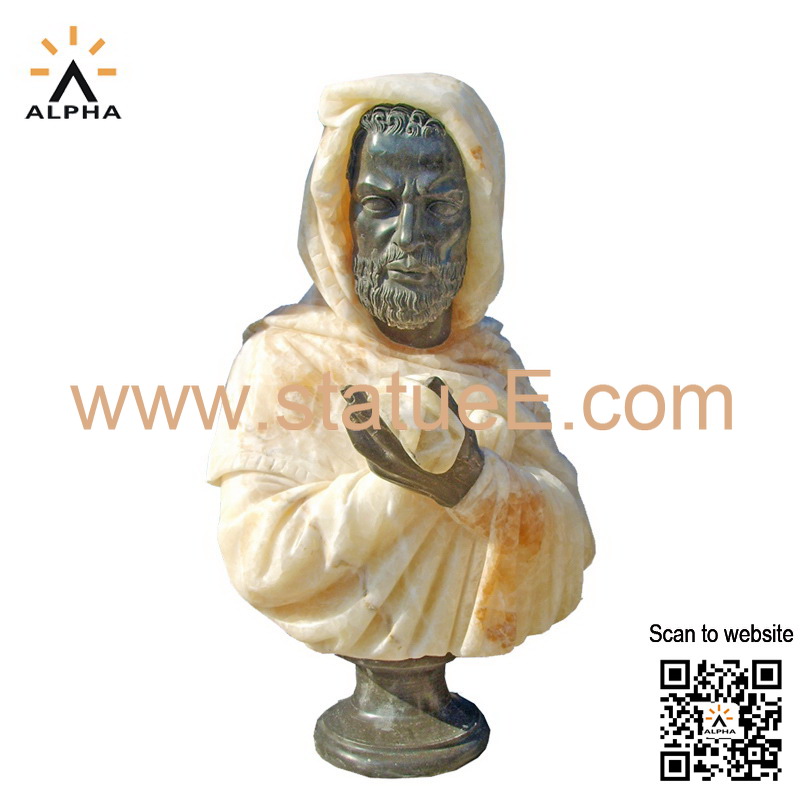 Greek bust sculpture
